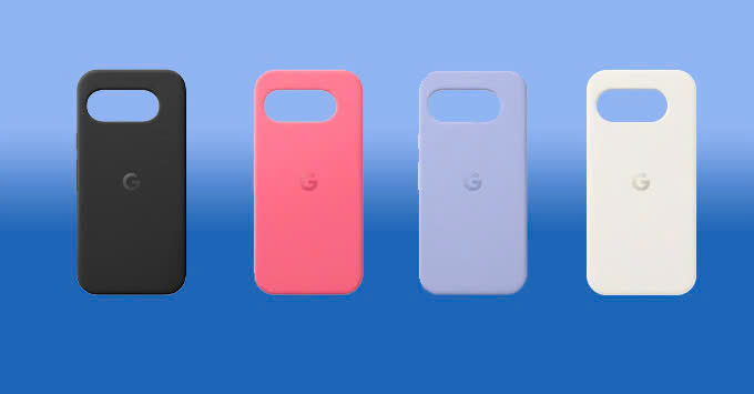 Rò rỉ hình ảnh chính thức về ốp lưng Google Pixel 9a