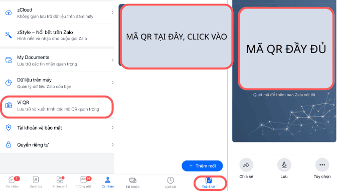 Cách chia sẻ mã QR Zalo để kết bạn