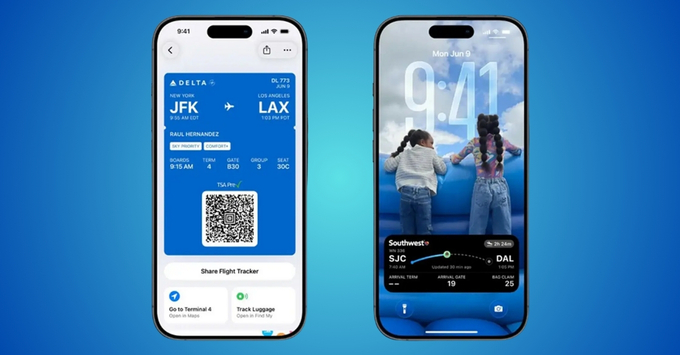 Cách theo dõi chuyến bay trên iPhone bằng cách Theo dõi qua Dynamic Island và Live Activities (Dành cho iOS mới)