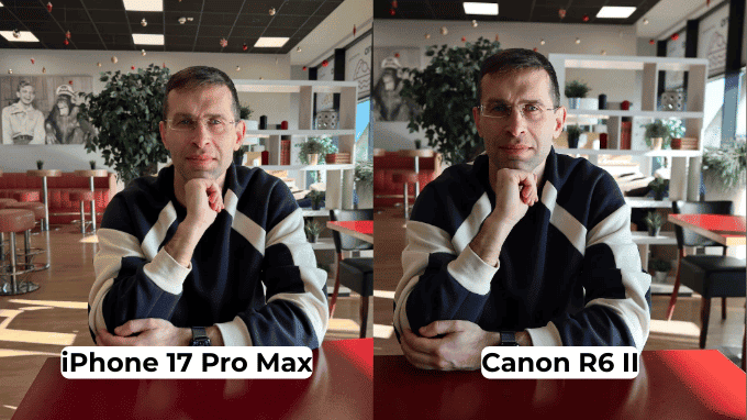 Canon R6 II xóa phông mù mịt tự nhiên, ăn đứt thuật toán iPhone 17 Pro