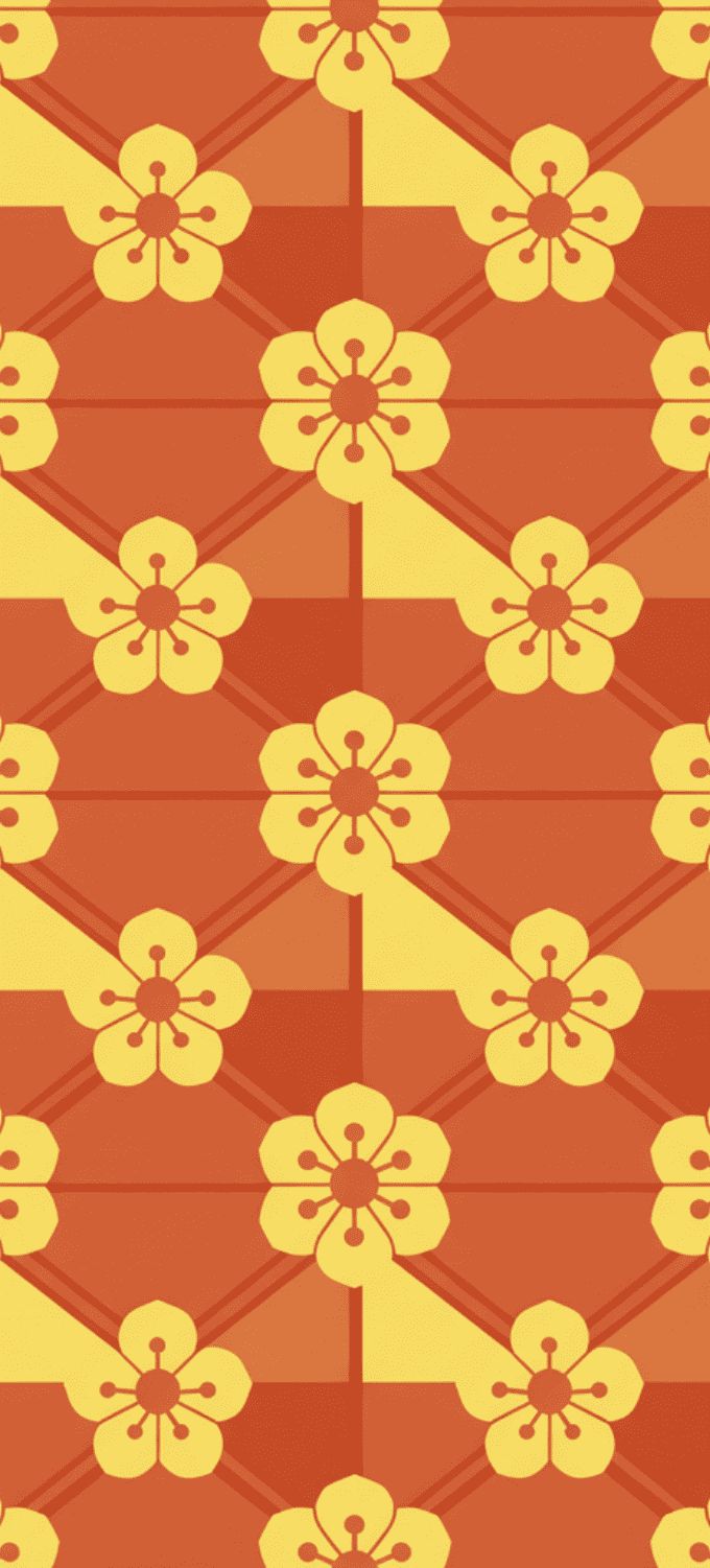 Hình nền họa tiết hoa mai nghệ thuật