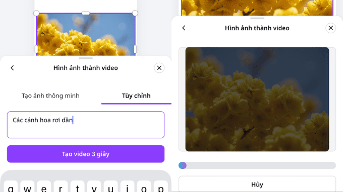 Hướng dẫn cách sử dụng Canva để chuyển ảnh thành video