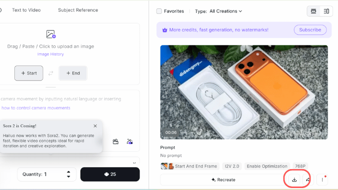Hailuo AI: Công cụ chuyển ảnh thành video hiệu quả trên  máy tính bước 2