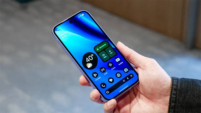 Màn hình quen thuộc trên Pixel 10a