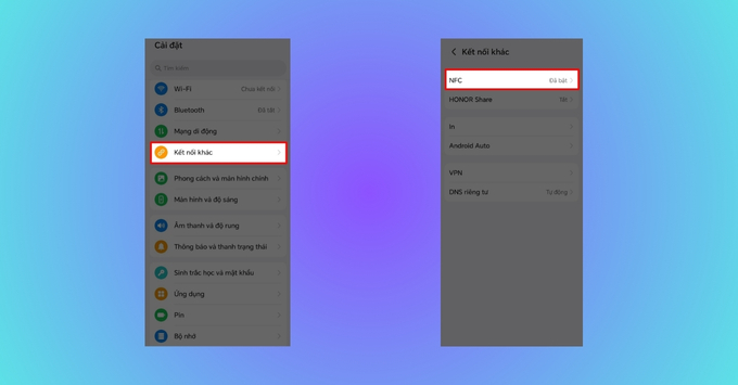 Mẹo và thủ thuật biến điện thoại thành ví điện tử với NFC trên HONOR X5c Plus