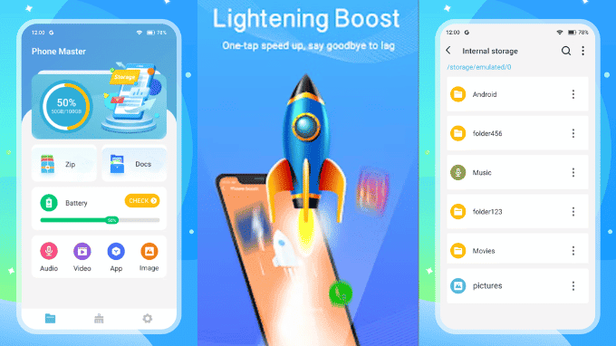 Phone Master đang quét hệ thống để tìm ra các ứng dụng chạy ngầm gây nóng máy