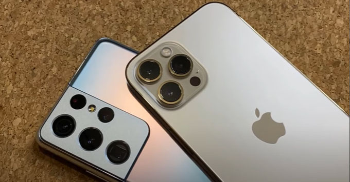 s21vs iphone 12