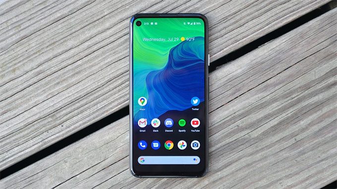 Màn hình Google Pixel 4a  tuyệt hảo