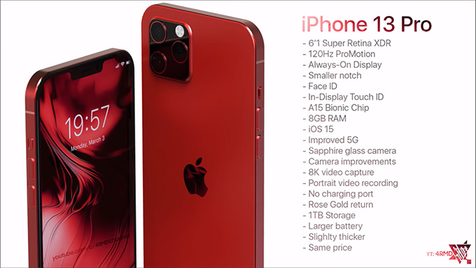 Thiết kế iPhone 13 tiếp tục 'đốn tim' iFan với hình ảnh concept mới