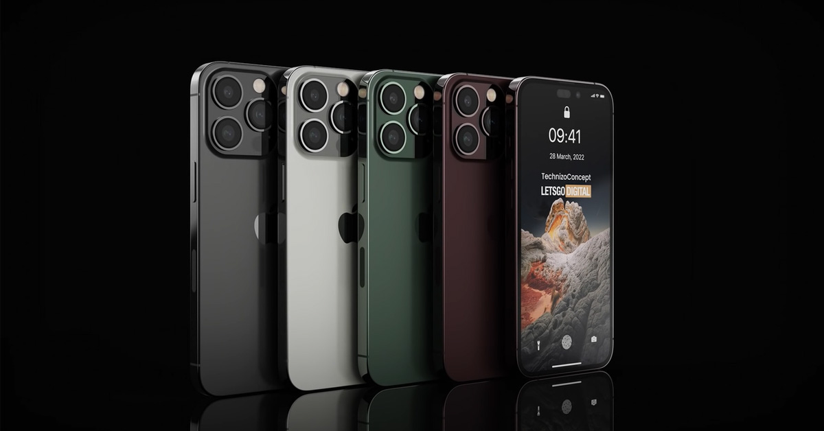 Apple iPhone 13 Pro xuất hiện hình ảnh concept tuyệt đẹp  Công nghệ mới  nhất  Đánh giá  Tư vấn thiết bị di động