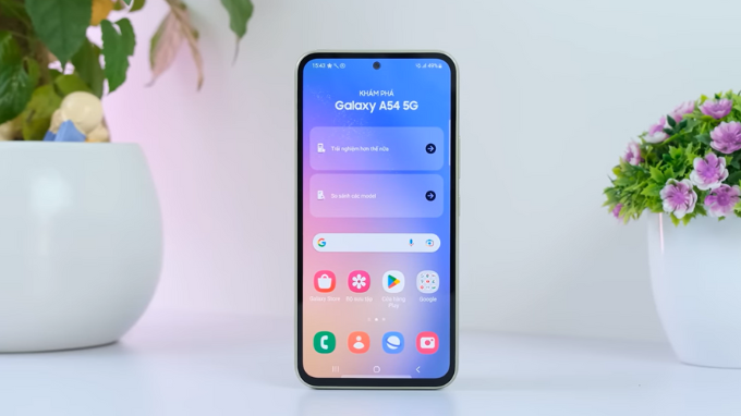 Galaxy A54 màn hình vừa vặn