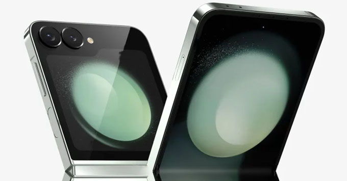Trên tay Samsung Galaxy Z Flip 6: Hình ảnh render đầu tiên cho thấy thiết kế phẳng hơn