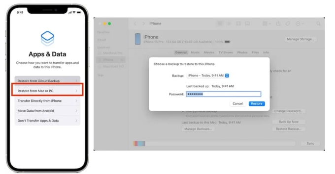 Cách chuyển dữ liệu sang iPhone 17 bằng PC