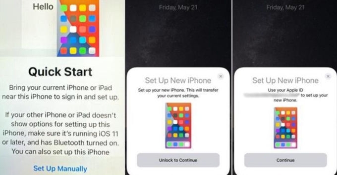 Cách chuyển dữ liệu sang iPhone 17 bằng Quick Start