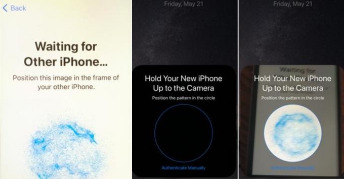 Cách chuyển dữ liệu sang iPhone 17 bằng Quick Start cài đặt