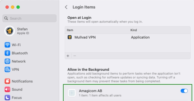 Top phần nềm VPN cho Macbook Mullvad