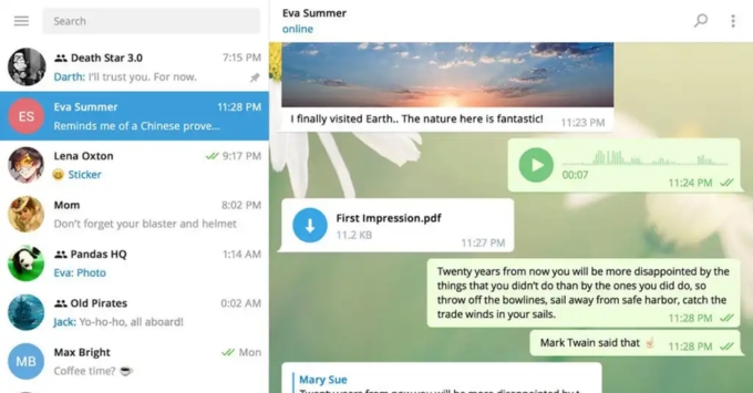 Top 10+ ứng dụng thay thế Skype tốt nhất Telegram