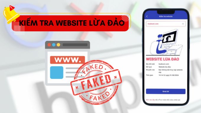 Những rủi ro khi bạn truy cập vào web lừa đảo
