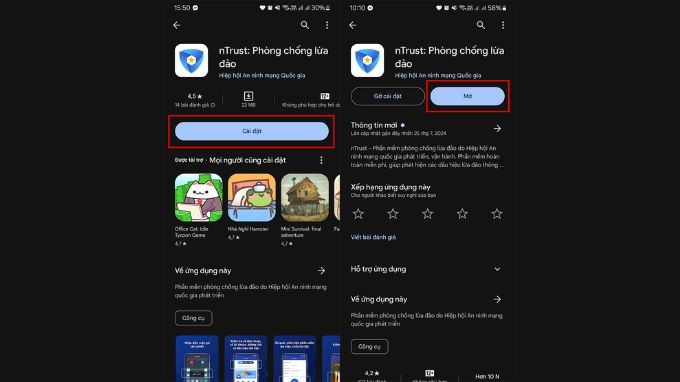 Cách kiểm tra trang web lừa đảo bằng nTrust bước 1