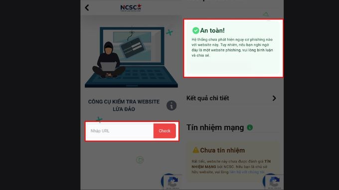 Kiểm tra website lừa đảo bằng cách tra cứu tên miền