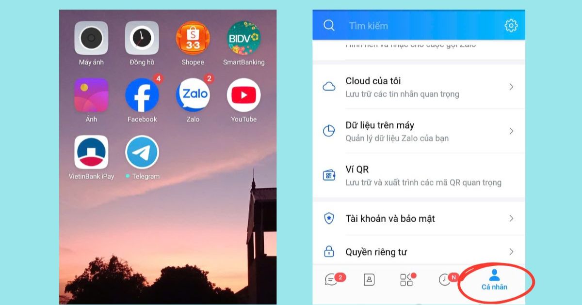 Hướng dẫn cách xác thực Biometric Zalo b1