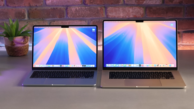 Màn hình MacBook Air M4 và MacBook Air M3 không có nhiều khác biệt
