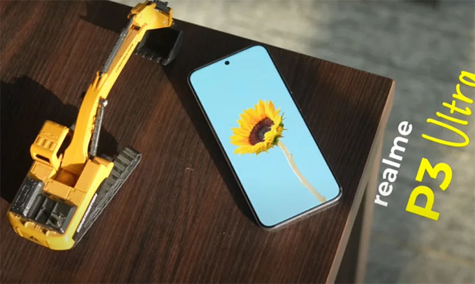 Realme P3 Ultra có màn hình AMOLED 6,7 inch