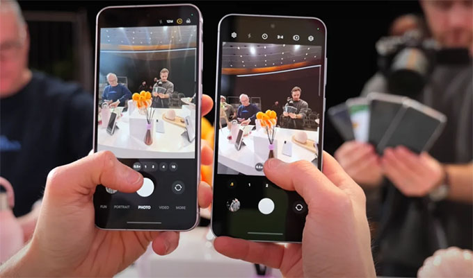 Phần cứng máy ảnh trông giống hệt nhau trên lý thuyết