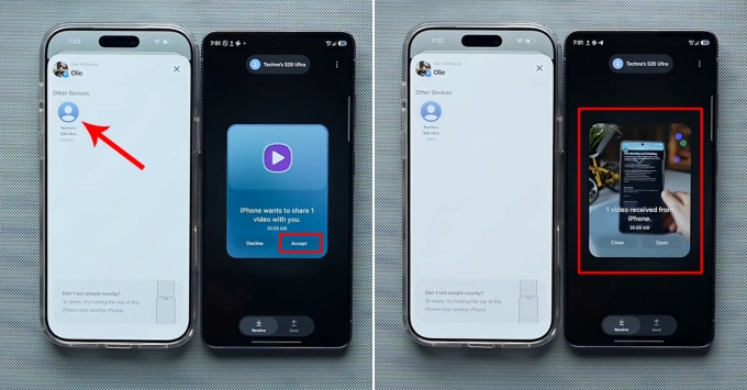 Hướng dẫn chuyển file từ iPhone/MacBook sang Samsung