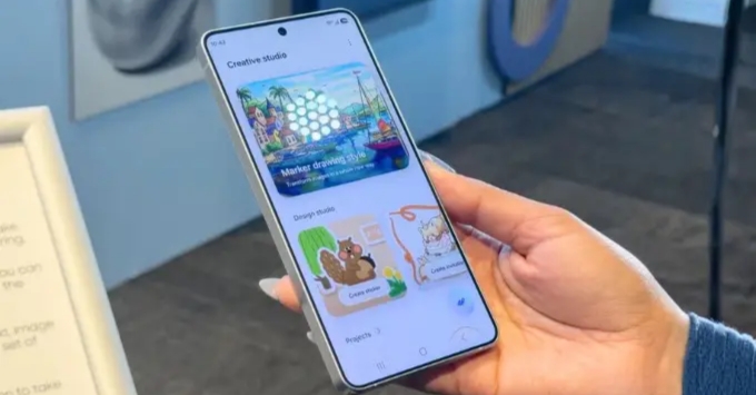 Hệ thống Galaxy S26 AI mở rộng khả năng thiết kế đa dạng bao gồm hình nền hỗ trợ đa tỷ lệ, thiệp chúc mừng, thiệp mời và các nhãn dán sinh động.