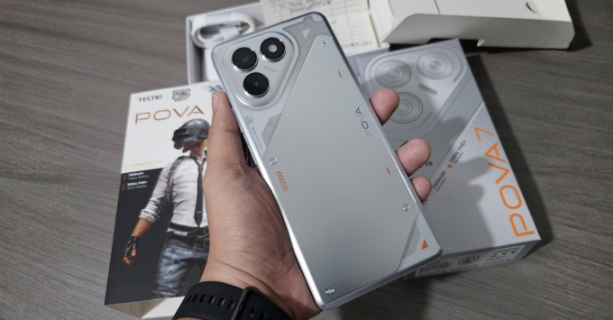 Tecno Pova 7 loa kép Dolby Atmos sống động, hỗ trợ NFC, hồng ngoại, Android 15 cùng giao diện HiOS tối ưu trải nghiệm người dùng