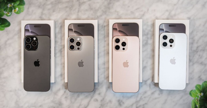 iPhone 16 Pro Max thiết kế khung titanium cao cấp, hoàn thiện chuẩn Pro