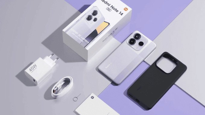 Màn hình Redmi Note 14 5G siêu sáng, camera 108MP OIS, pin bền