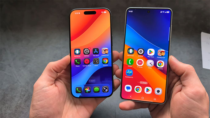 Đánh giá chất lượng hiển thị Galaxy S26 và iPhone 17