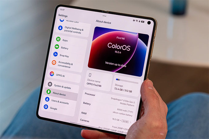 Phần mềm – ColorOS 16 là một trong những Android tùy chỉnh tốt nhất hiện nay