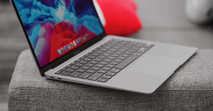 Bàn phím Magic Keyboard trên MacBook Air M1 cho trải nghiệm gõ êm