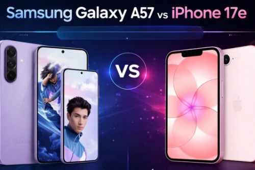 So sánh Samsung Galaxy A57 và iPhone 17e: Kèo căng phân khúc 15 triệu!