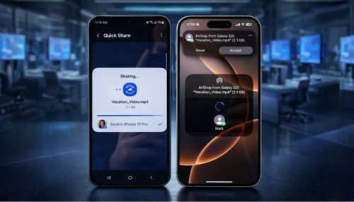 Cách Airdrop từ Samsung sang iPhone và MacBook mới nhất 2026