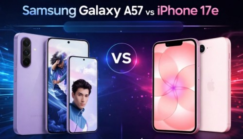 So sánh Samsung Galaxy A57 và iPhone 17e: Kèo căng phân khúc 15 triệu!