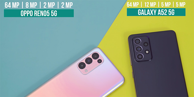 So sánh Galaxy A52 và OPPO Reno 5: Đâu là điện thoại tầm trung đáng mua nhất hiện nay?