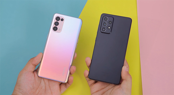 So sánh cấu hình Galaxy A52 và OPPO Reno 5