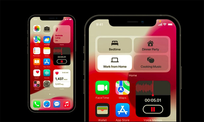 iOS 16 vẫn giữ nguyên - không thay đổi thiết kế