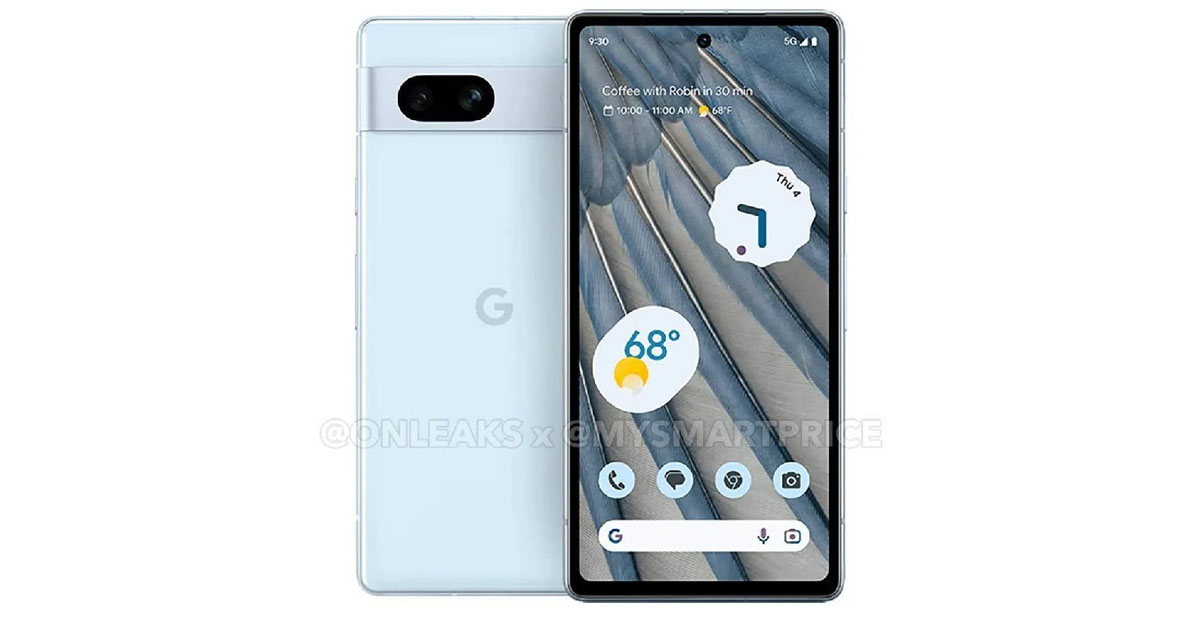 Hình ảnh Pixel 7a bị rò rỉ lần đầu tiên cho thấy biến thể Arctic Blue lộng lẫy