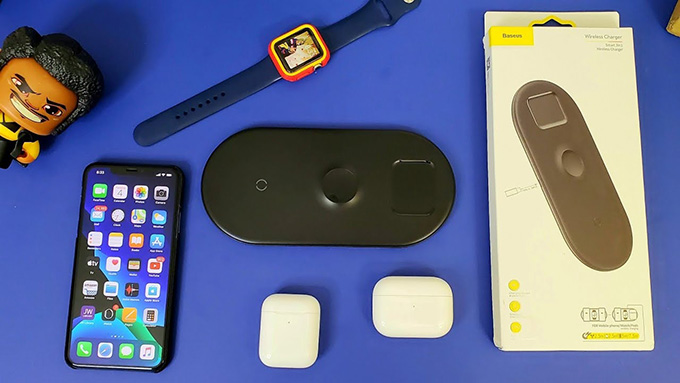 Đế sạc không dây Baseus 3in1