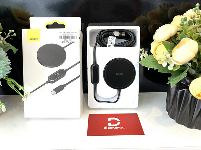 Sạc magsafe cho iPhone 12/13 Baseus 15W