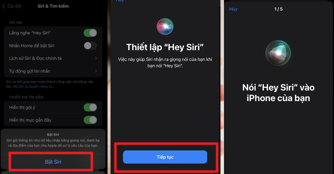 Cách chụp ảnh bằng giọng nói trên iPhone bằng bật Siri