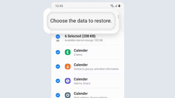 Cách khôi phục dữ liệu Samsung Cloud trên điện thoại
