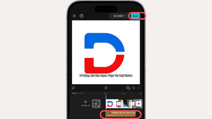 Chỉnh sửa và xuất video Capcut