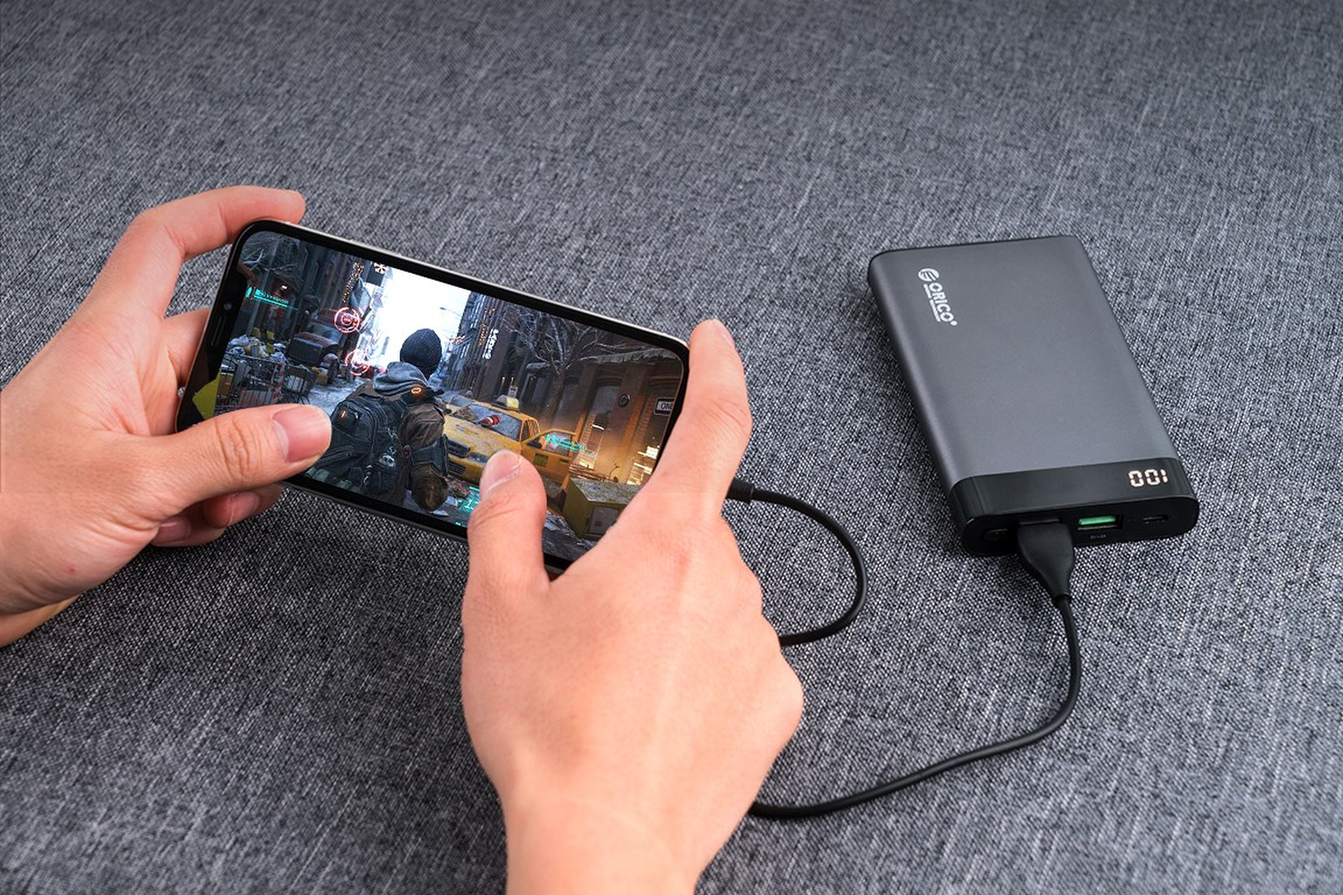 Pin dự phòng & cáp sạc