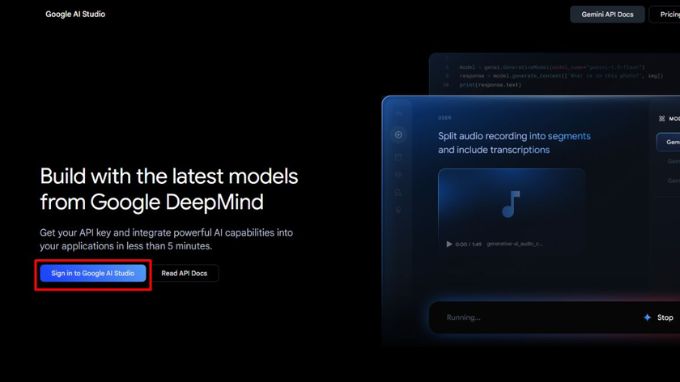 Cách đăng nhập Google AI Studio b1